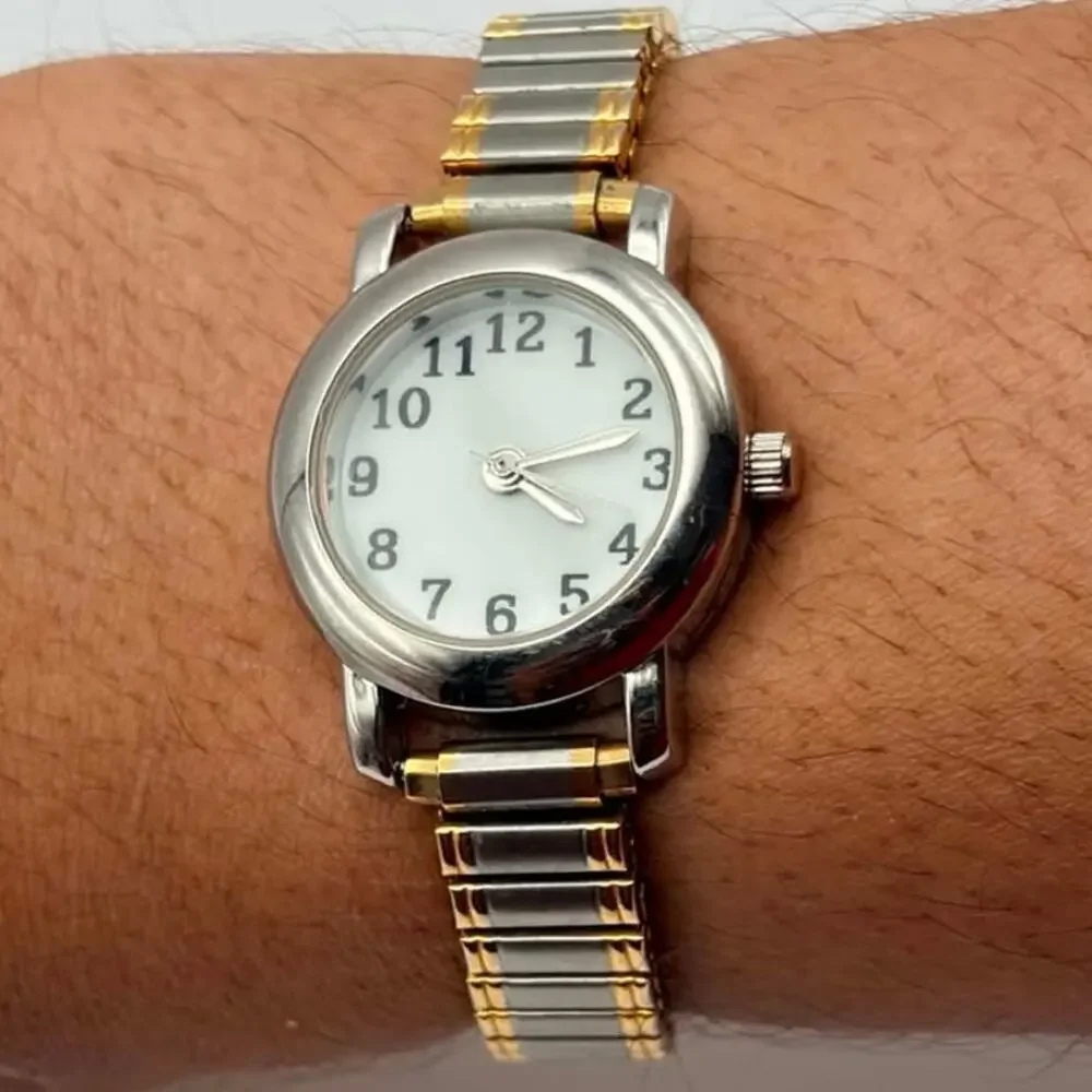 Silver & Gold Classic Watch